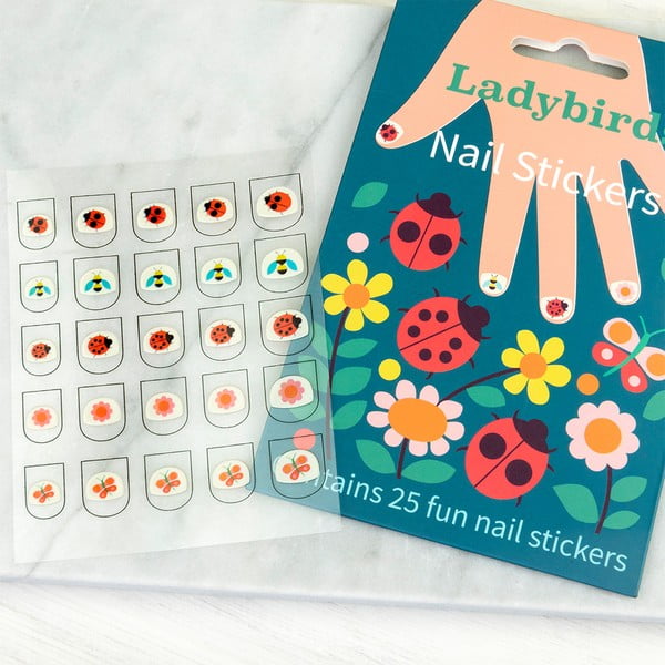 Loominguline komplekt Ladybird – Nail stickers - Rex London-image-1