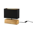 Must lauavalgusti tekstiilist varjuga (kõrgus 30 cm) Woody - Reality