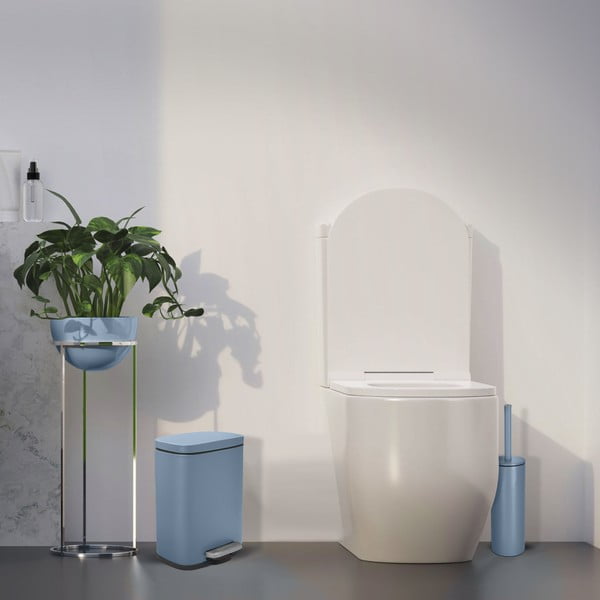 Helesinine terasest prügikast 5 l Akira - Spirella-image-1