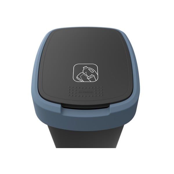 Ringlussevõetud plastist prügikast 25 L Twist - Rotho-image-2