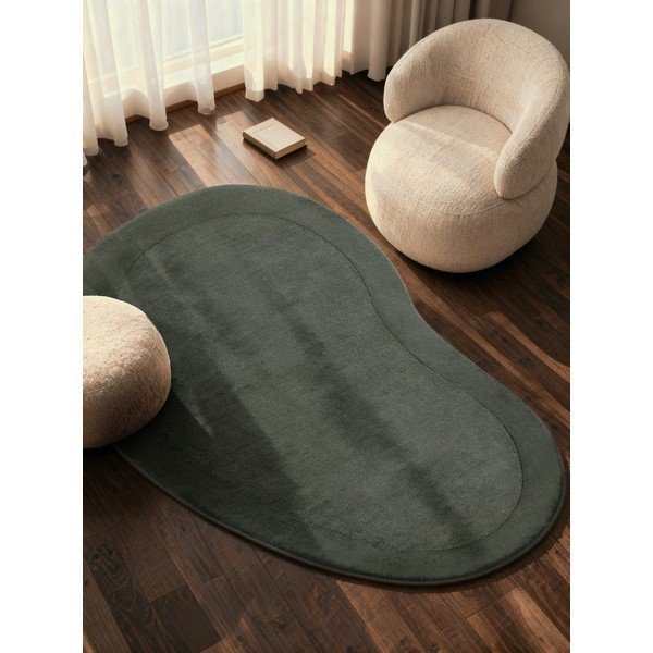 Tumeroheline käsitsi kootud villasegust vaip 125x200 cm Kari Organic - Villeroy&Boch-image-1