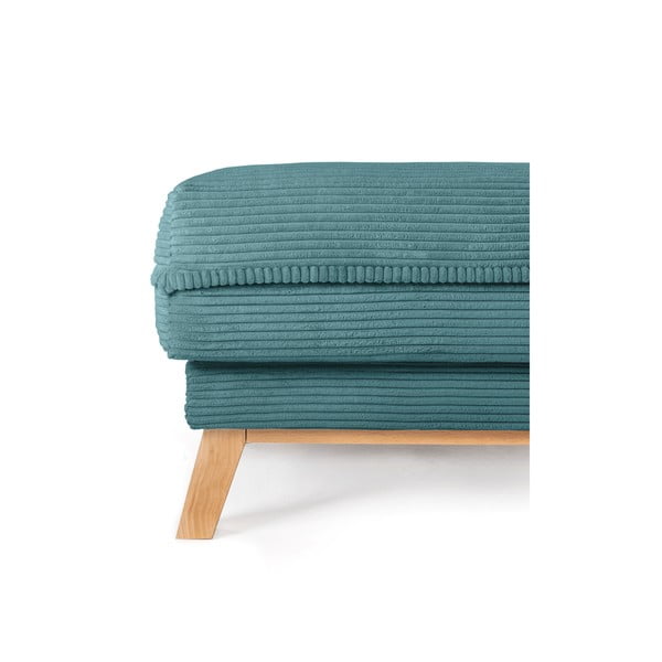 Türkiissinine corduroy jalatool Tori - Bonami Selection-image-3