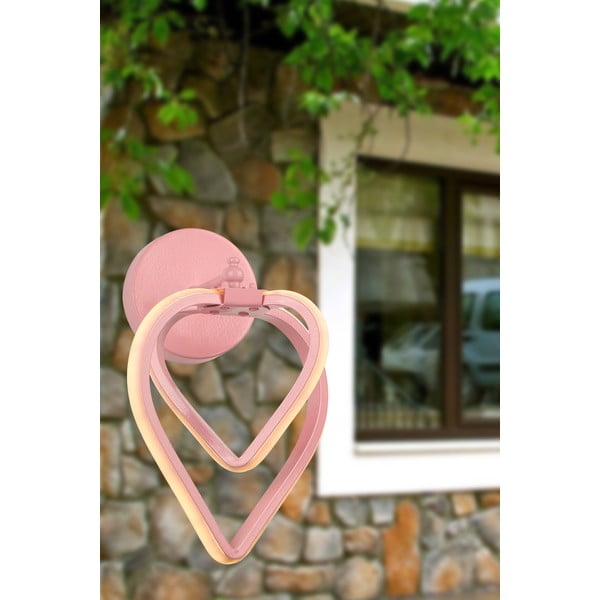 Roosa metallist LED seinavalgusti Sevinc - Squid Lighting-image-1