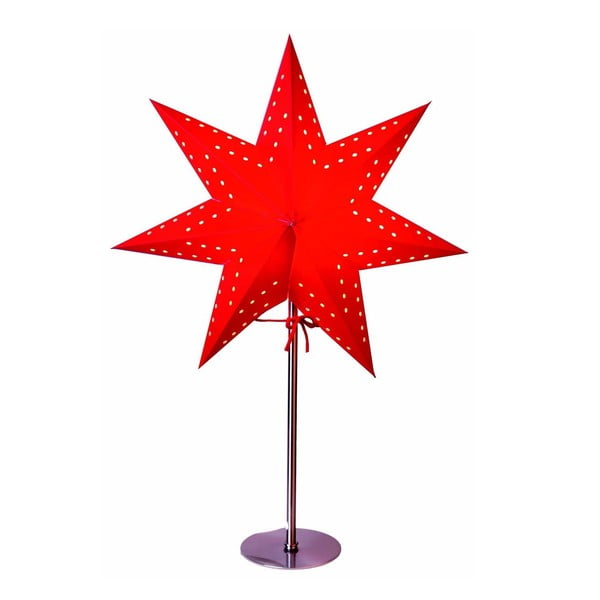 Červená svítící hvězda Best Season Bobo Red, 50 cm