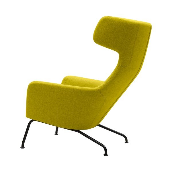 Kollane tugitool mustade jalgadega Havana - Softline-image-4