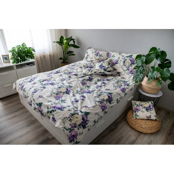 Puuvillane voodipesu , 140 x 200 cm Violeta - Cotton House