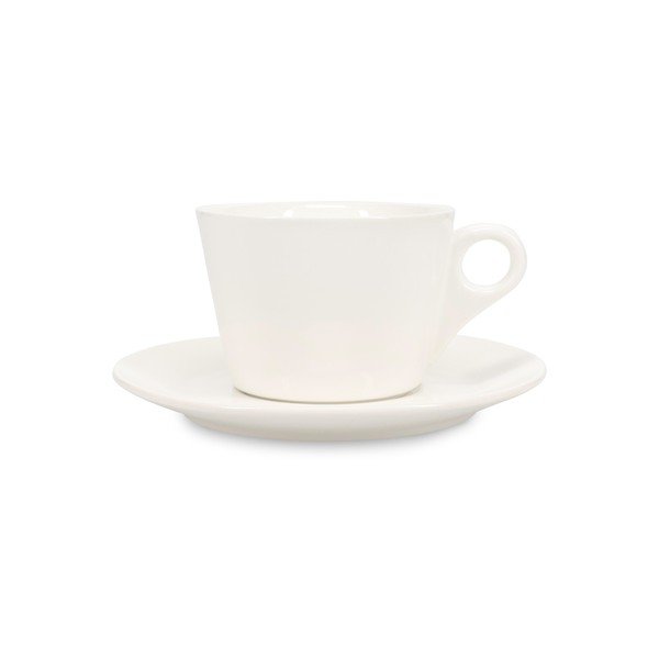 Valge portselanist latte tass 280 ml Barista - BonBistro-image-1