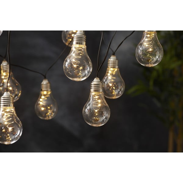 Valge päikesepaneeliga LED valguskett, mis sobib välitingimustesse, pikkus 1,9 m. Glow - Star Trading-image-3