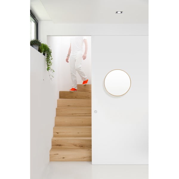Tammepuust raamiga seinapeegel Glance, ø 45 cm Galnce - Wireworks-image-1