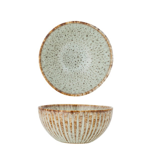 Sinine/beež kivikeraamikast serveerimiskauss 200 ml Fleur - Bloomingville