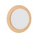 Naturaalse värvi metallist LED-seinalamp, läbimõõduga 40 cm Novae - Kave Home
