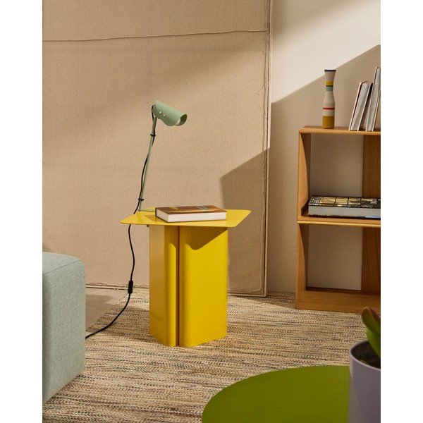 Roheline metallist klambriga laualamp (kõrgus 51 cm) Jula - Kave Home-image-2