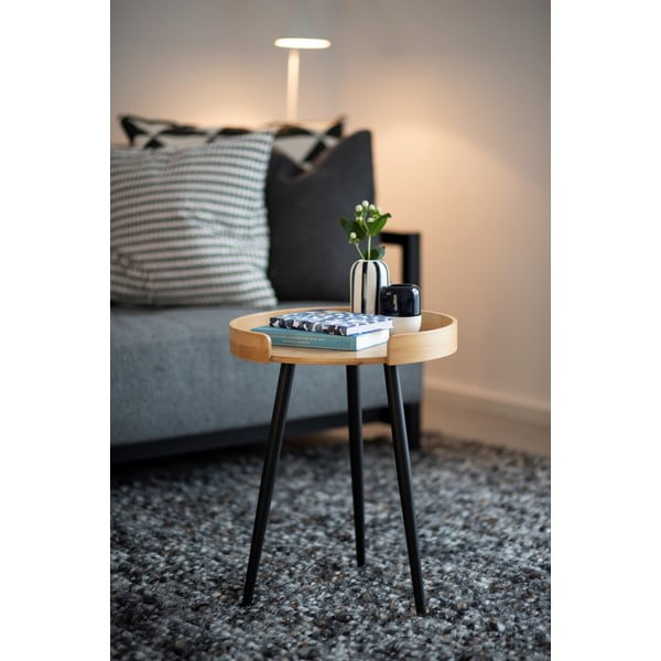 Bambusest ümmargune kohvilaud ø 40 cm Loft - Wenko-image-3