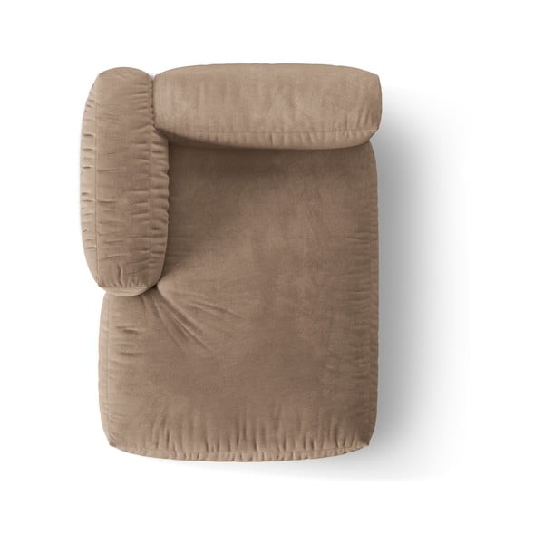 Helepruun bukleekangast diivanimoodul (vasak nurk) Martina - Micadoni Home-image-3