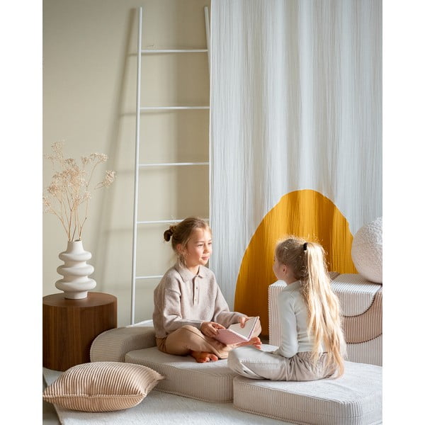 Kreem velvetist laste tugitool Flip - Wigiwama-image-1