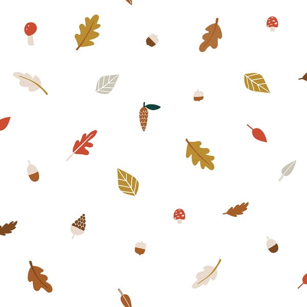 Laste tapeet 10 m x 50 cm Autumn Leaves - Lilipinso