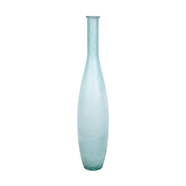 Modrá váza z recyklovaného skla Ego Dekor Meguno, výška 100 cm