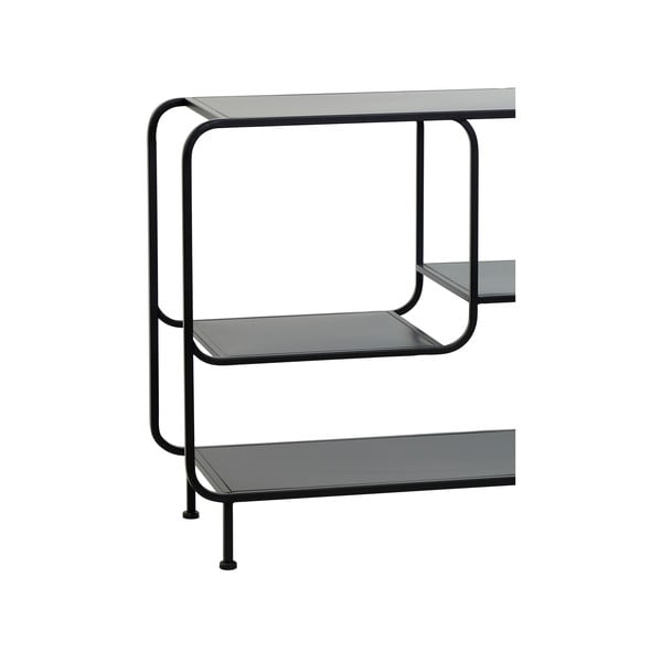 Must metallist raamaturiiul 141x81,5 cm Winston - Light & Living-image-3