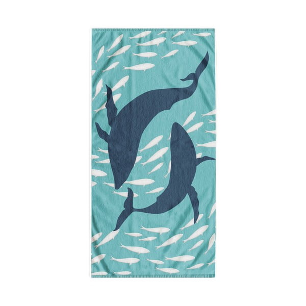 Sinine rannarätik 90x180 cm Dolphin - DecoKing