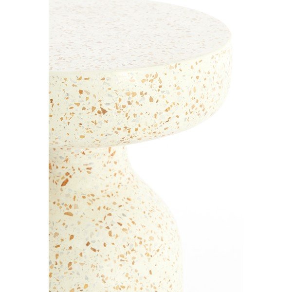 Terrazzo ümmargune abilaud ø 32 cm Moravit - Light & Living-image-3