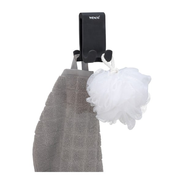 Mustast silikoonist kahepoolne ripphoidik Verna - Wenko-image-4