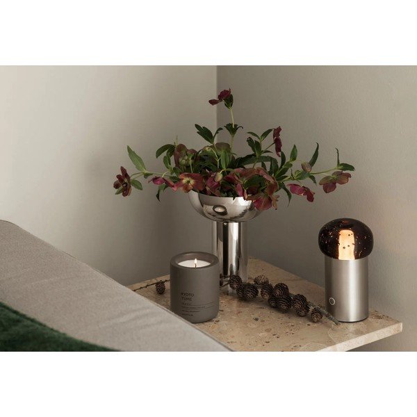 Roostevabast terasest vaas hõbedases värvitoonis (kõrgus 21 cm) Miyabi - Blomus-image-2