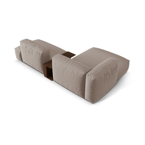 Beež modulaarne nurgadiivan (vasak nurk) Martina - Micadoni Home-image-4