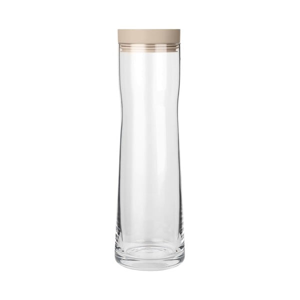Klaasist veekarahvin beeži silikoonkattega Aqua, 1 l - Blomus
