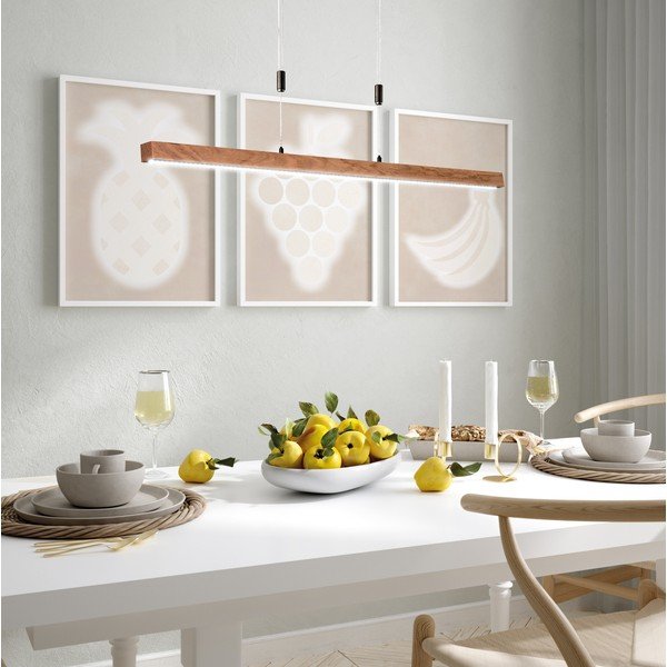 Must dimmerdatav LED rippvalgusti Straßburg - Fischer & Honsel-image-1
