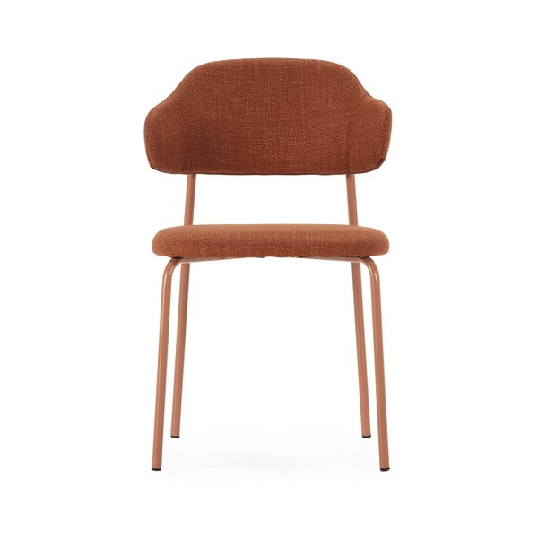 Terrakottapunased söögitoolid 4tk komplektis Adriel - Marckeric-image-2