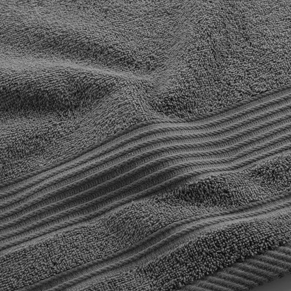 Tumehall puuvillane froteerätik 50x90 cm Tendresse - douceur d'intérieur-image-2