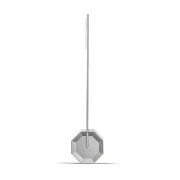 Hõbedane timmitav laualamp (kõrgus 38 cm) Octagon One - Gingko