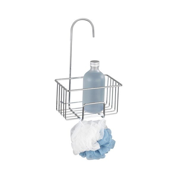 Hõbedane roostevabast terasest rippuv vannitoariiul Milito - Wenko-image-2