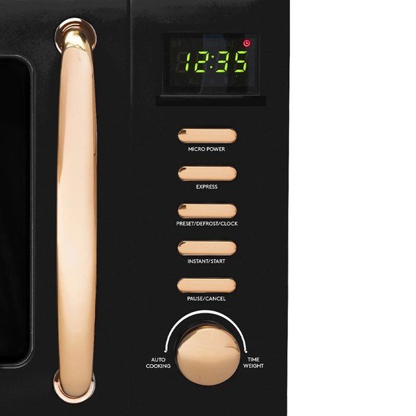 Must mikrolaineahi Black & Copper - Haden-image-2