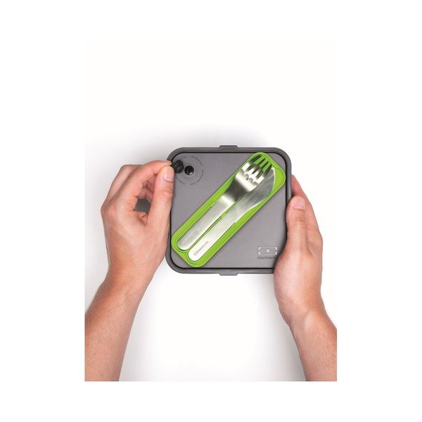 Kapesní příbor na zeleném podtácku k obědovému boxu Monbento-image-2