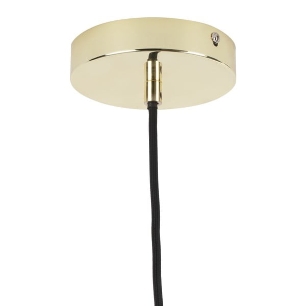 Metallist rippvalgusti kuldset värvi Lucid, ø 35 cm - Leitmotiv-image-3