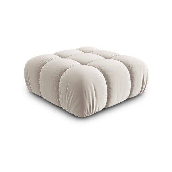 Beež sametist modulaarne jalatugi Bellis - Micadoni Home-image-3