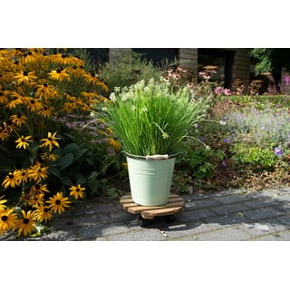 Puidust mobiilne alus lillepottidele ø 29 cm (kõrgus 8 cm) Indoor & Outdoor – Esschert Design
