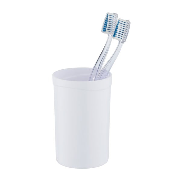 Valge plastikust tass hambaharjade jaoks Vigo - Allstar