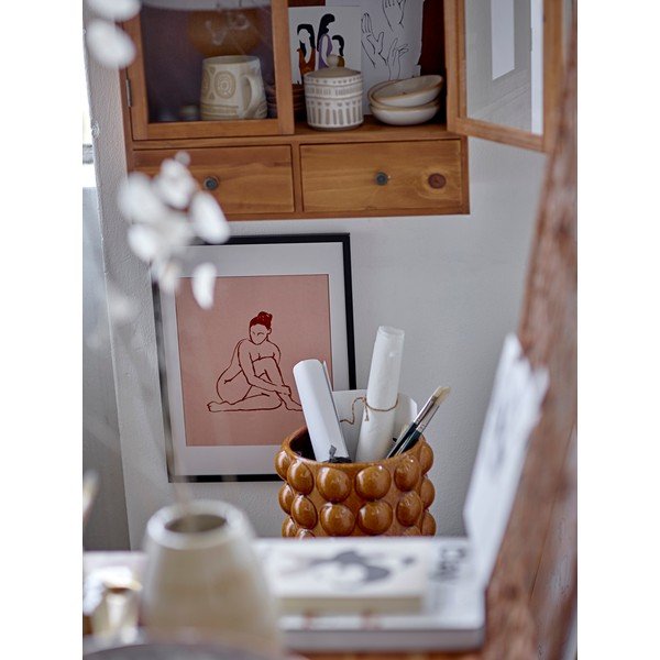 Oranž keraamiline pott , kõrgus 22,5 cm Deia - Bloomingville-image-1