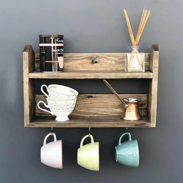 Käsitsi valmistatud köögi multifunktsionaalne riiul Bella - Evila Originals-image-1