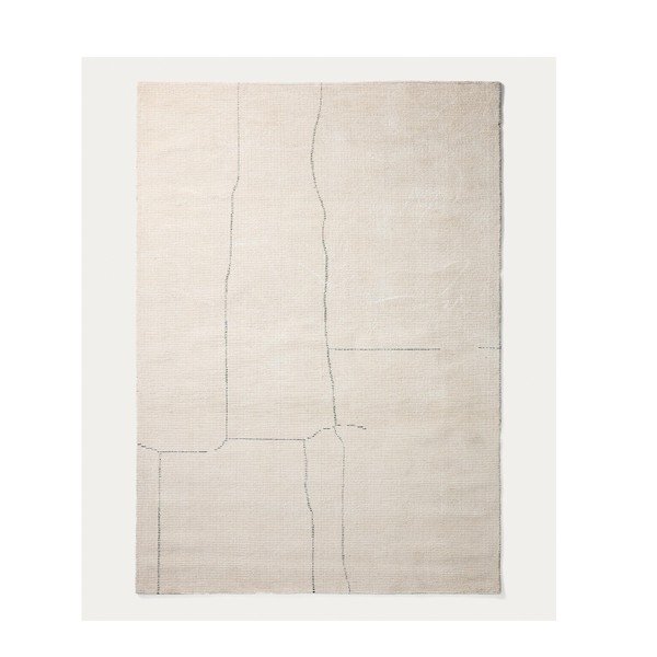 Kreemikas käsitsi kootud vaip 200x300 cm Lisdan - Kave Home