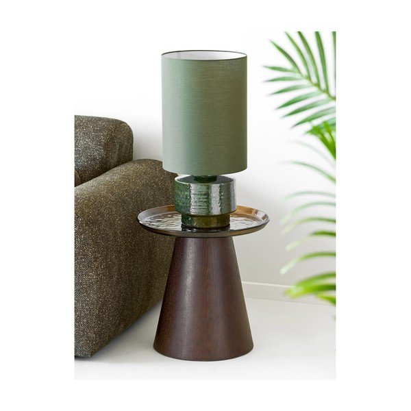 Ümmargune abilaud klaasist pealispinnaga ø 50 cm Orvieto - House Nordic-image-1
