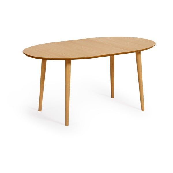 Tammedekooriga kokkupandav söögilaud 90x120 cm Oqui - Kave Home-image-2