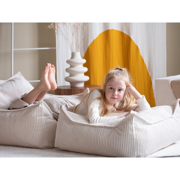 Kreem velvetist laste kott-tool Square - Wigiwama-image-4