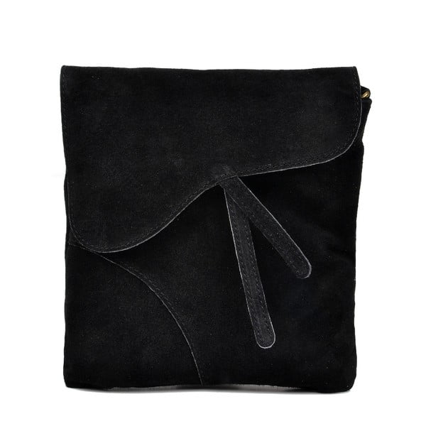 Černá kožená kabelka Luisa Vannini Bibiana