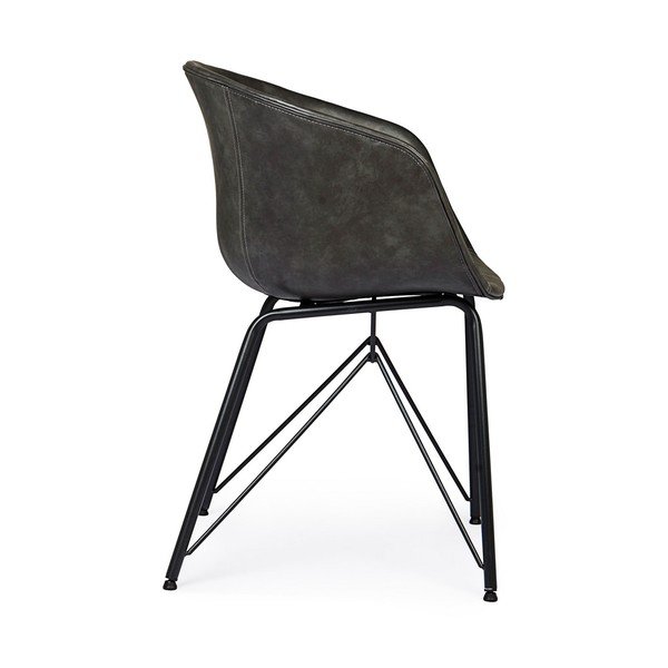 Tumehall polsterdatud söögitool Warhol - Bizzotto-image-3