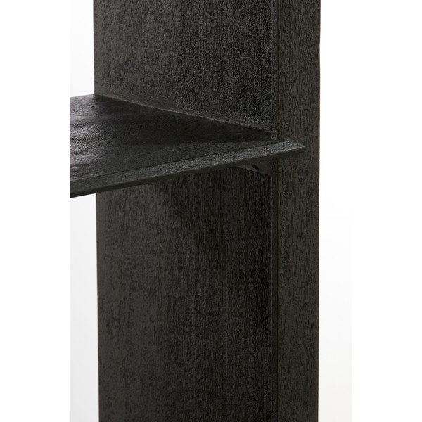 Must täispuidust raamaturiiul 95x190 cm Sondrio - Light & Living-image-4