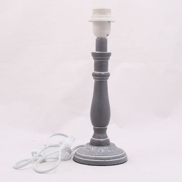 Dřevěné noha k lampě Grey, 31 cm