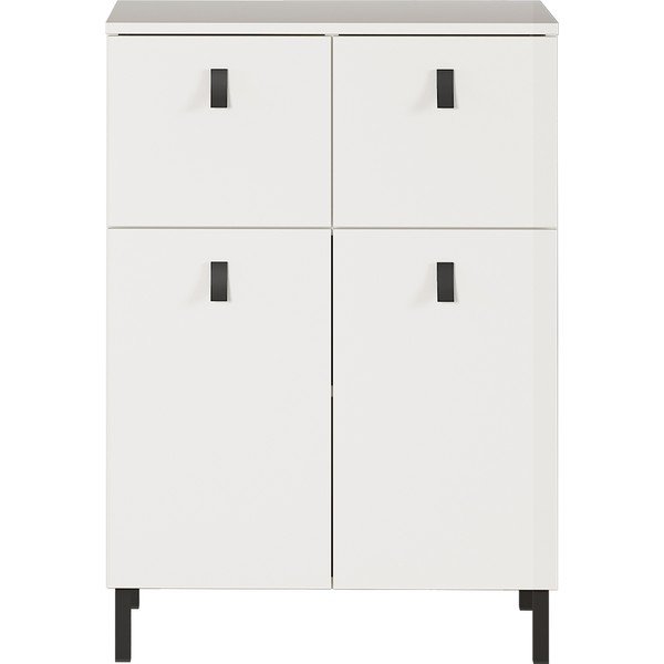 Bílá skřínka Germania Tulsa, výška 86 cm-image-1